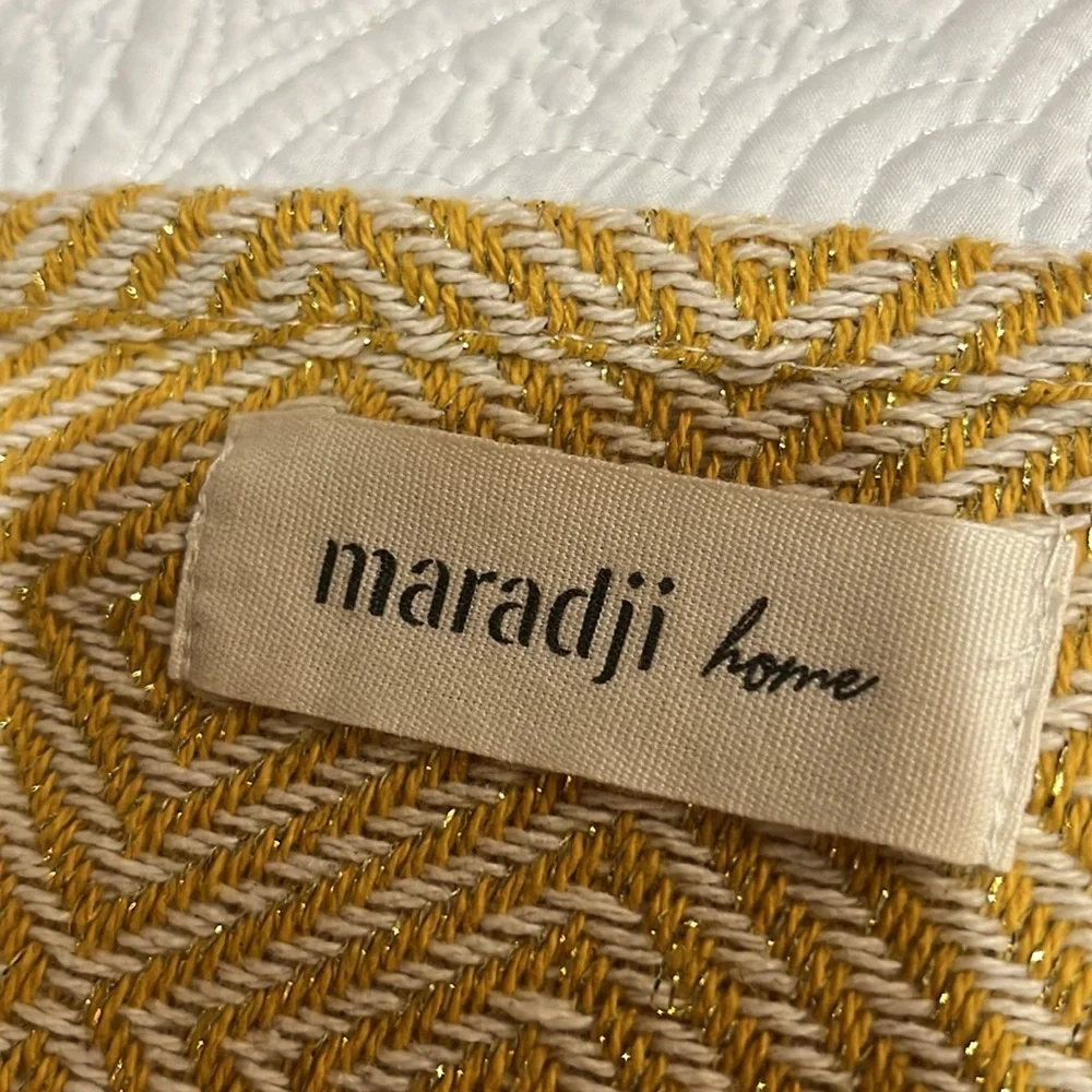 Maradji Billy Moutarde Losanges throw,‎ NWT